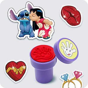 Autocolante, ecusoane și ștampile